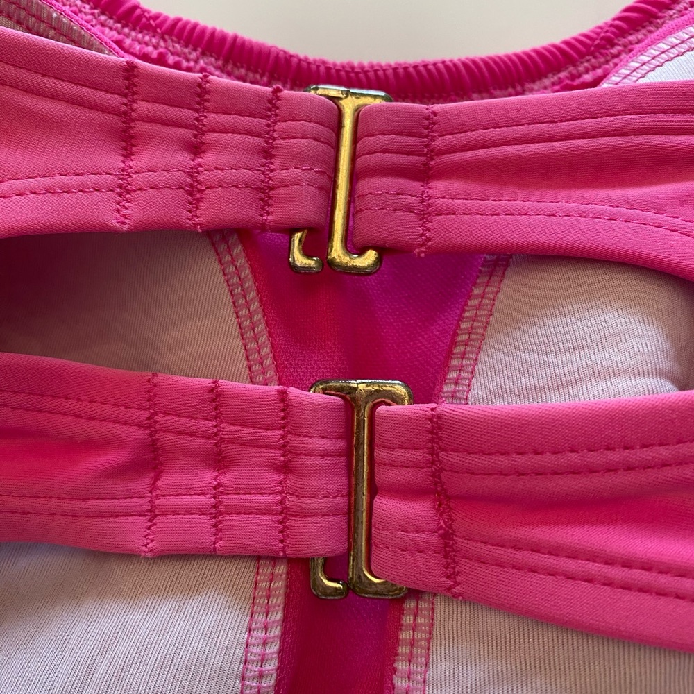 Wild Fable Hot Pink Smocked Bikini Top - Picture 3 of 5